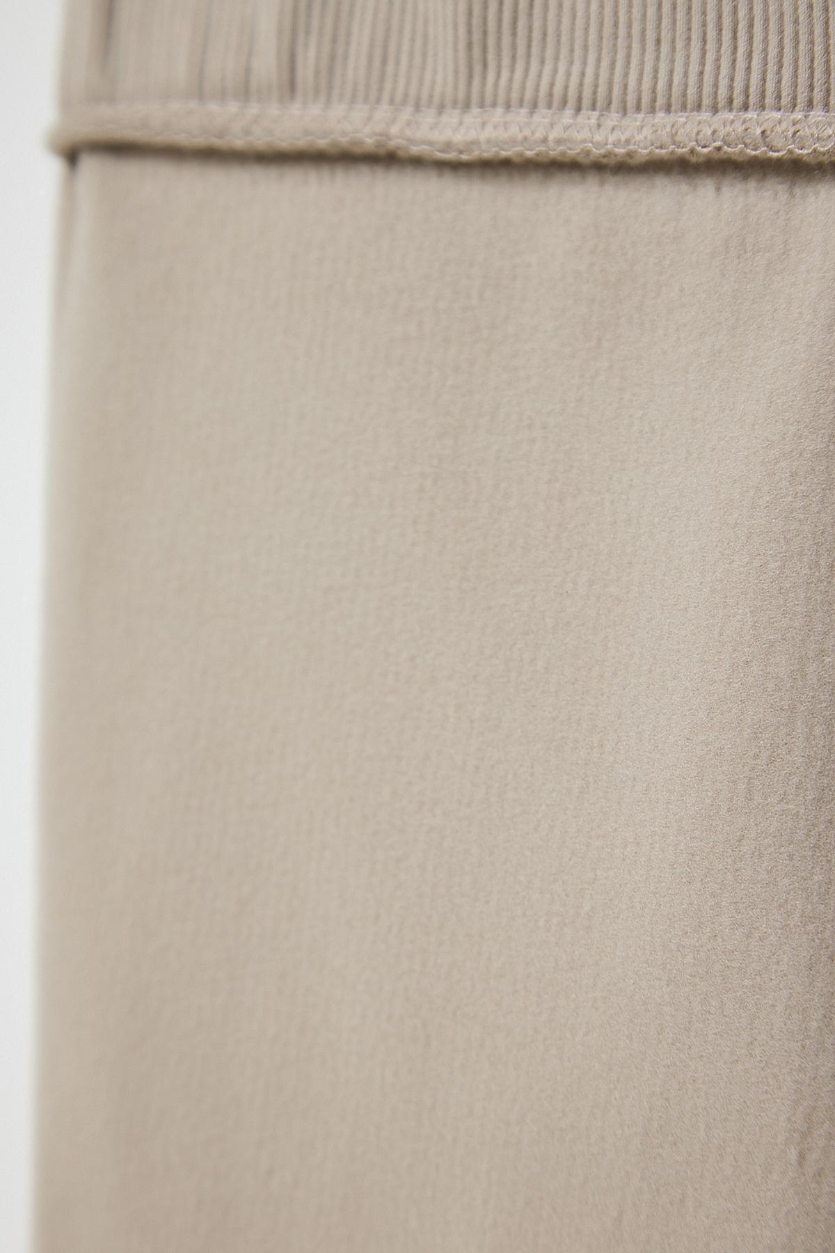 Womens Beige High Waist Wrap Tights HW00003, single, , large image number 5