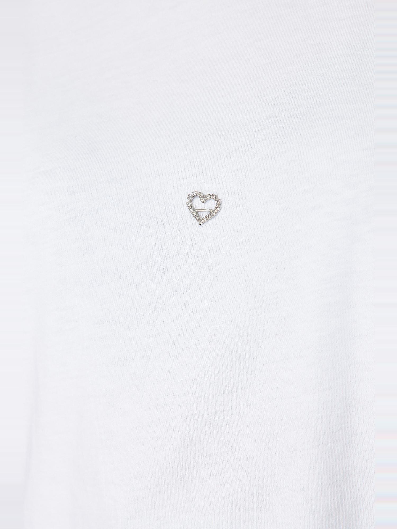 White Oversize Knitted T-Shirt, , large image number 5