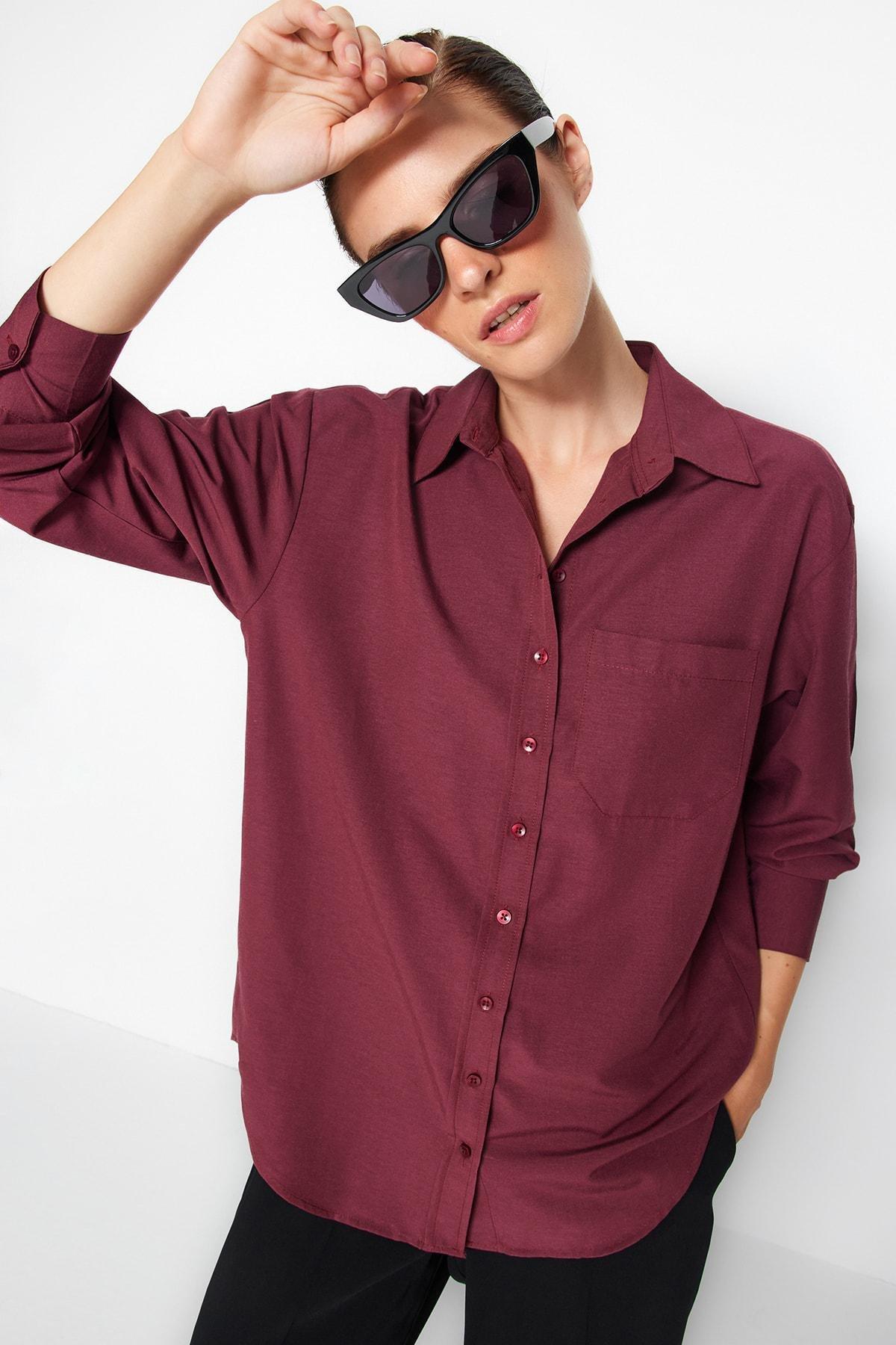 Yellow Plain Button Down Shirt, , large image number 0