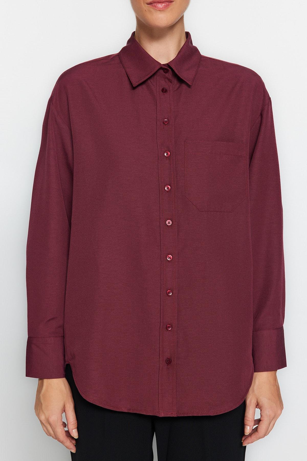 Yellow Plain Button Down Shirt, , large image number 2