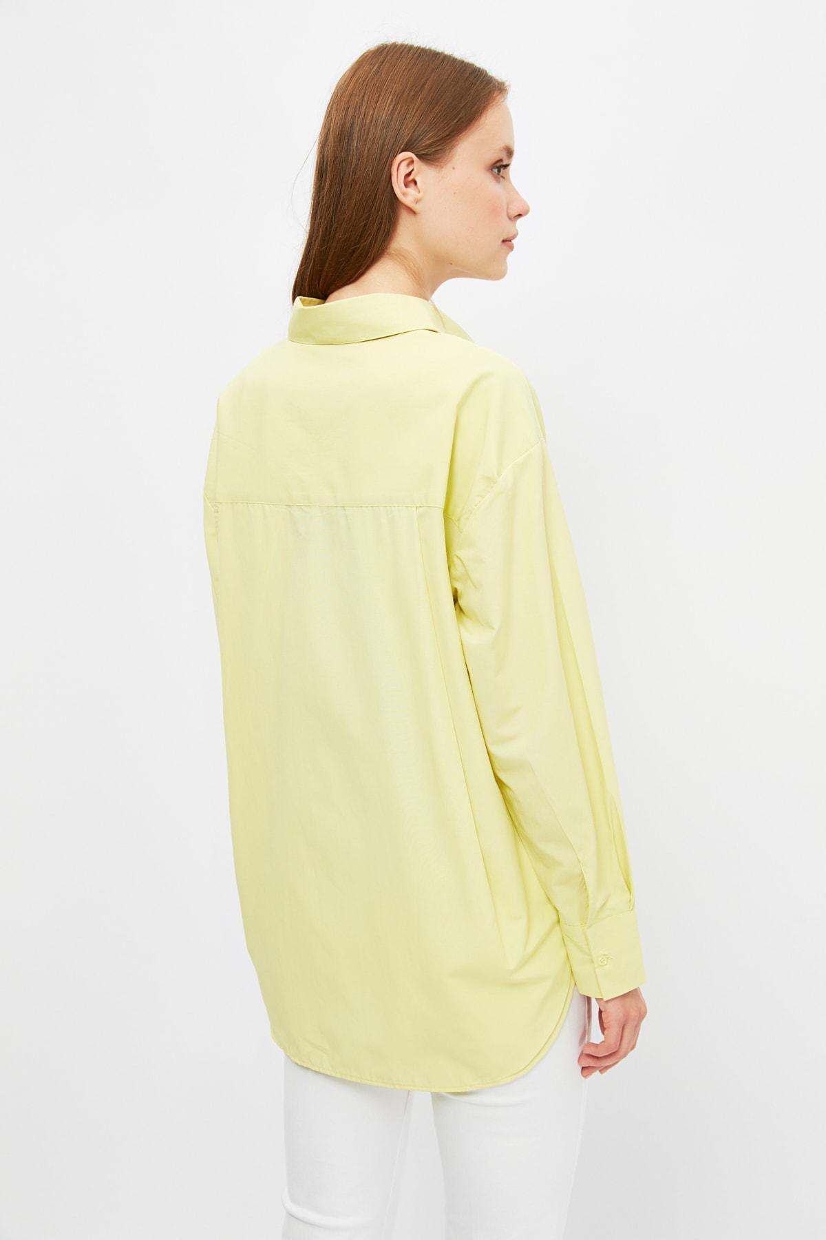 Yellow Oversize Shirt, , large image number 6