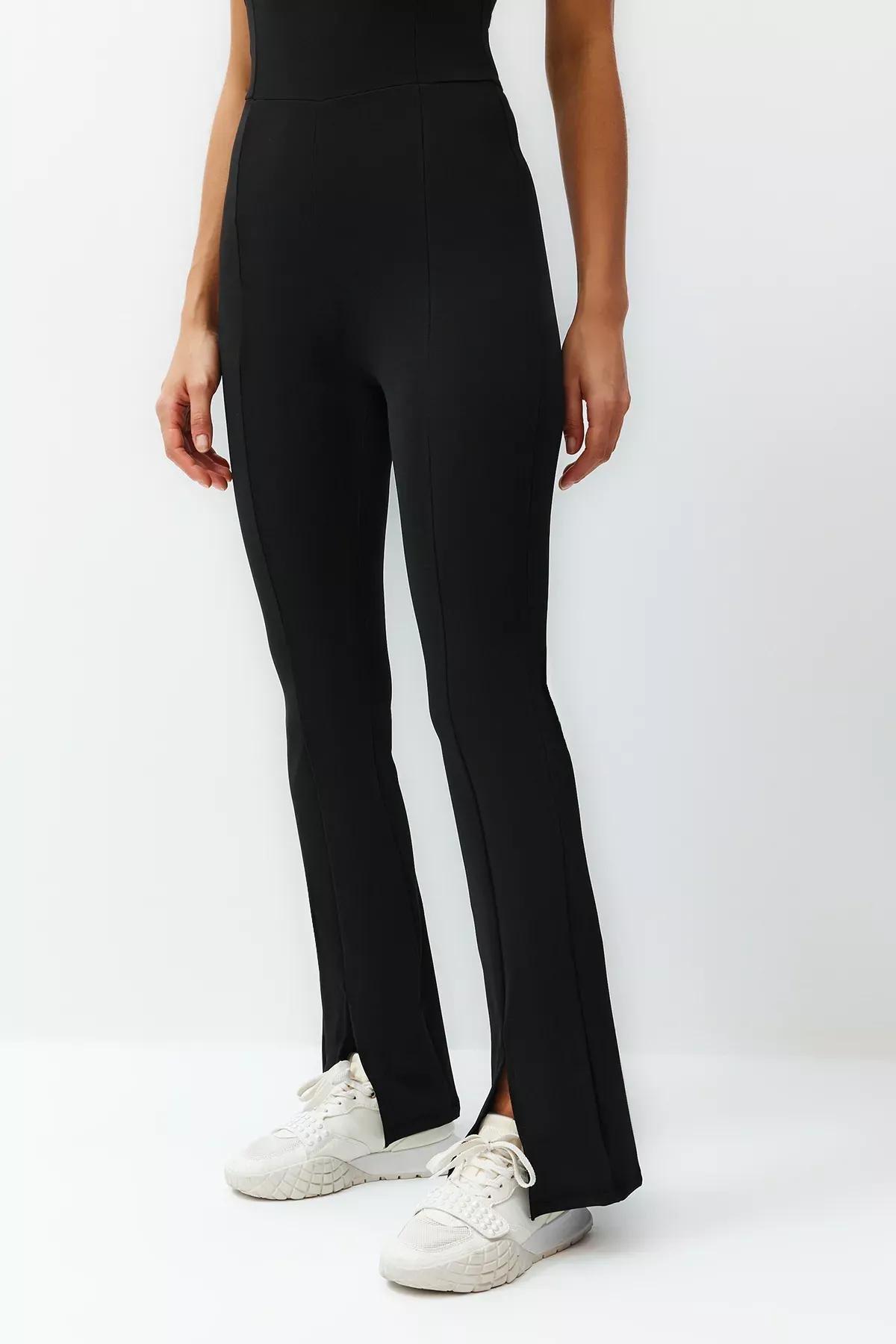 Black Recovery Adjustable Knitted Sports Jumpsuit, BLACK, large image number 5