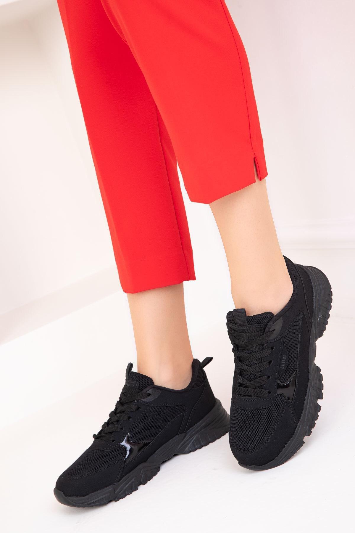 Black Casual Sneakers, , large image number 0