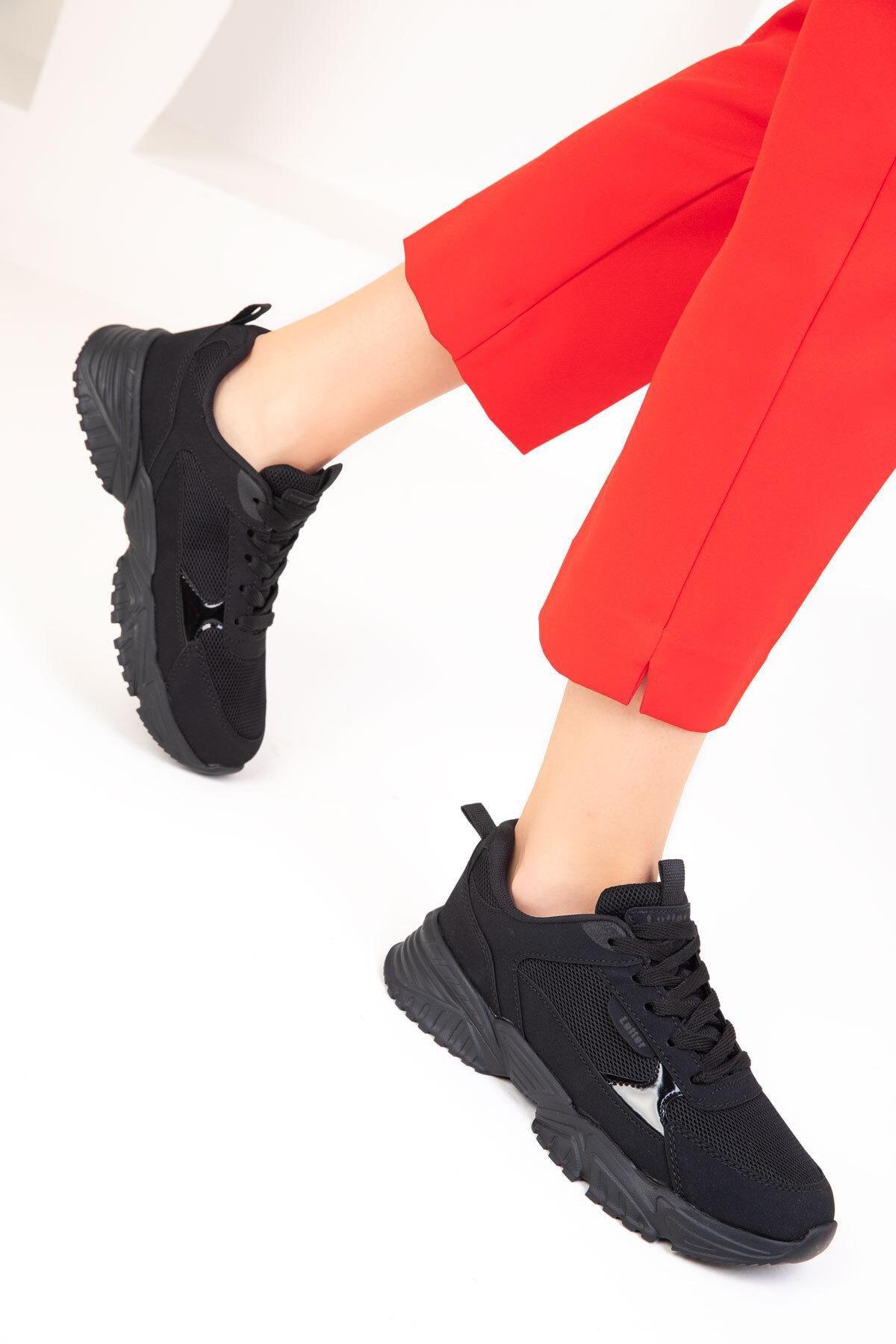 Black Casual Sneakers, , large image number 2
