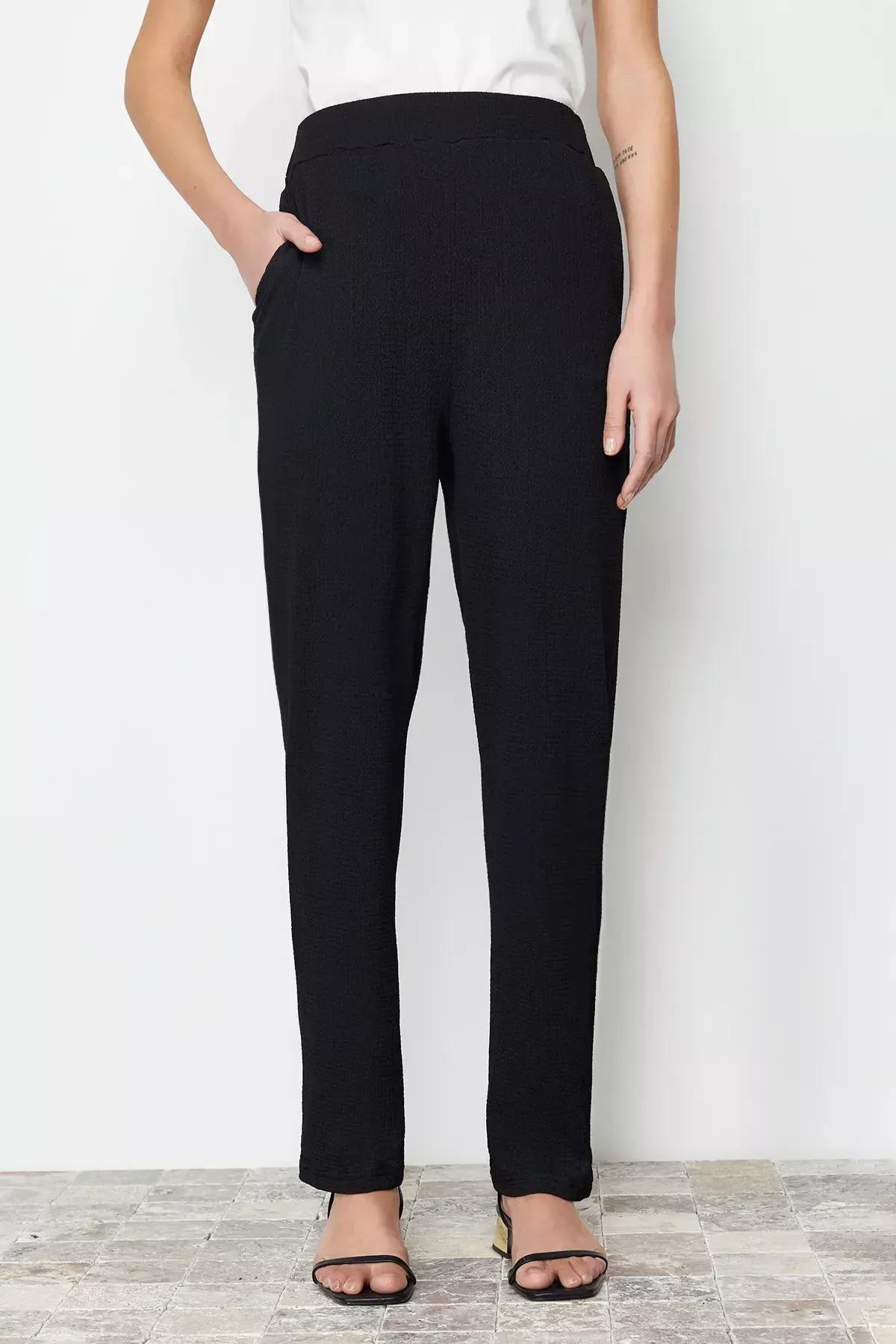 Black Knitted Co-Ord Set, BLACK, large image number 4