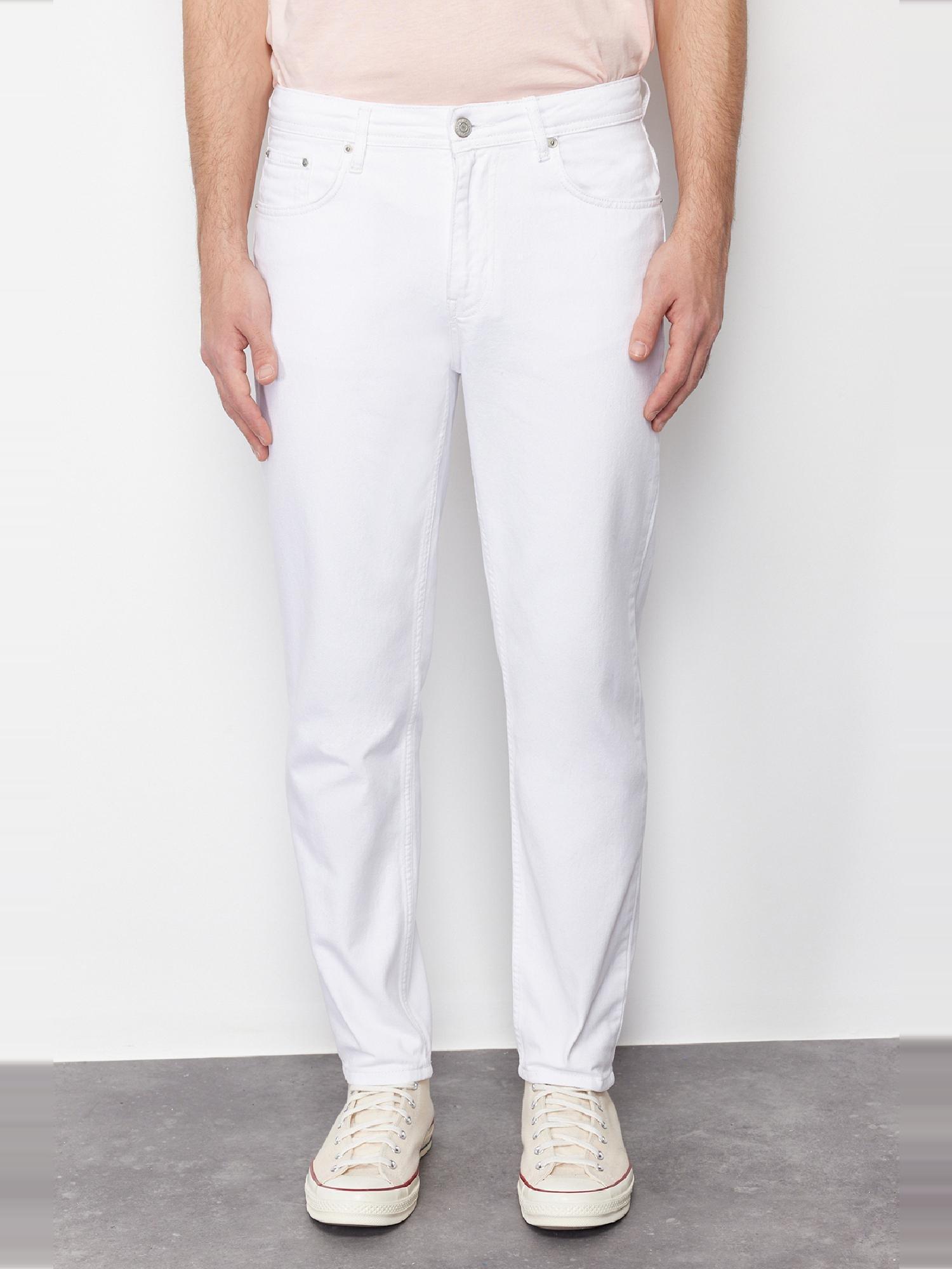 White Relax Fit Jeans Denim Trousers TMNSS24JE00014, single, , large image number 6
