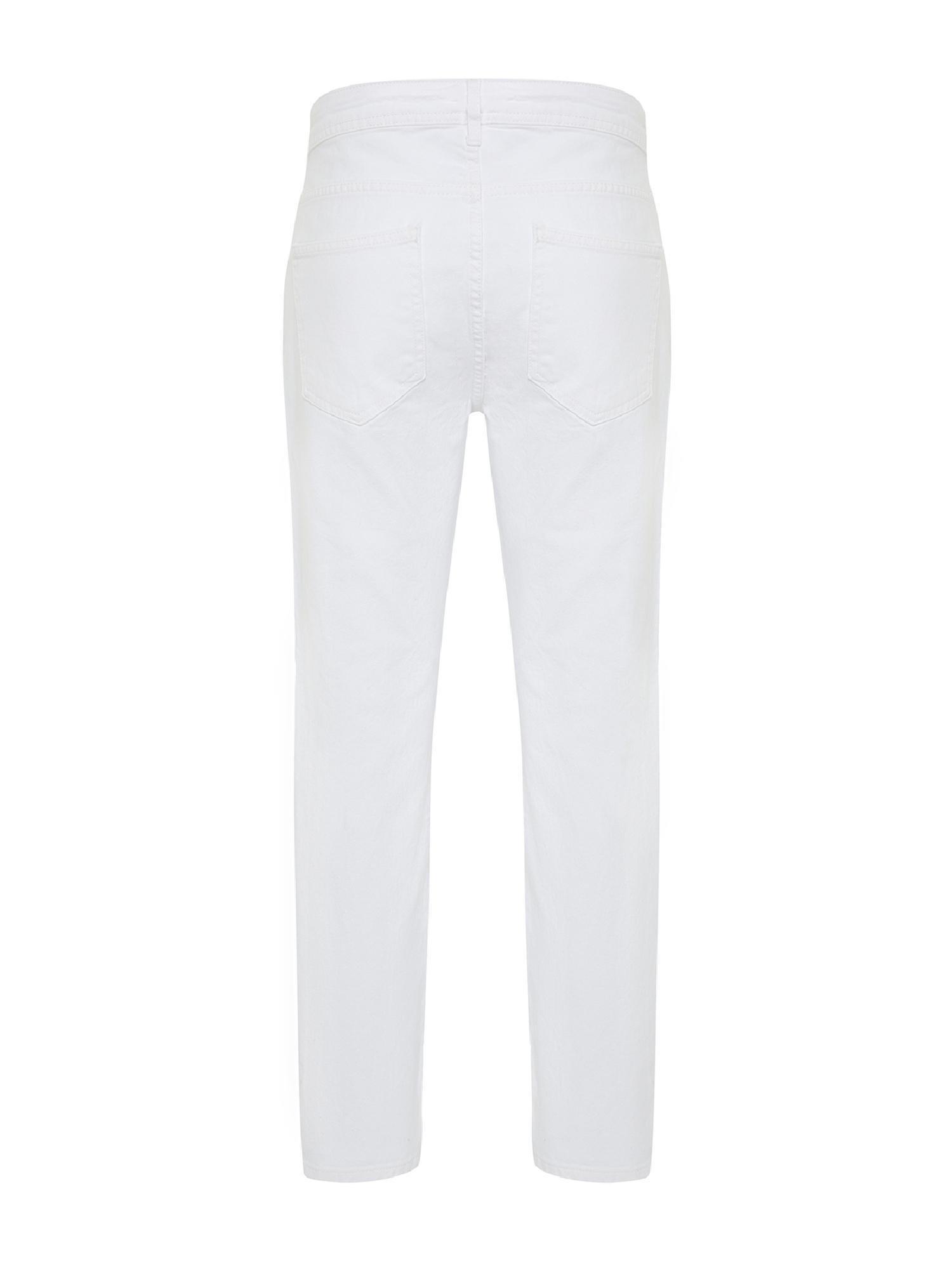 White Relax Fit Jeans Denim Trousers TMNSS24JE00014, single, , large image number 12