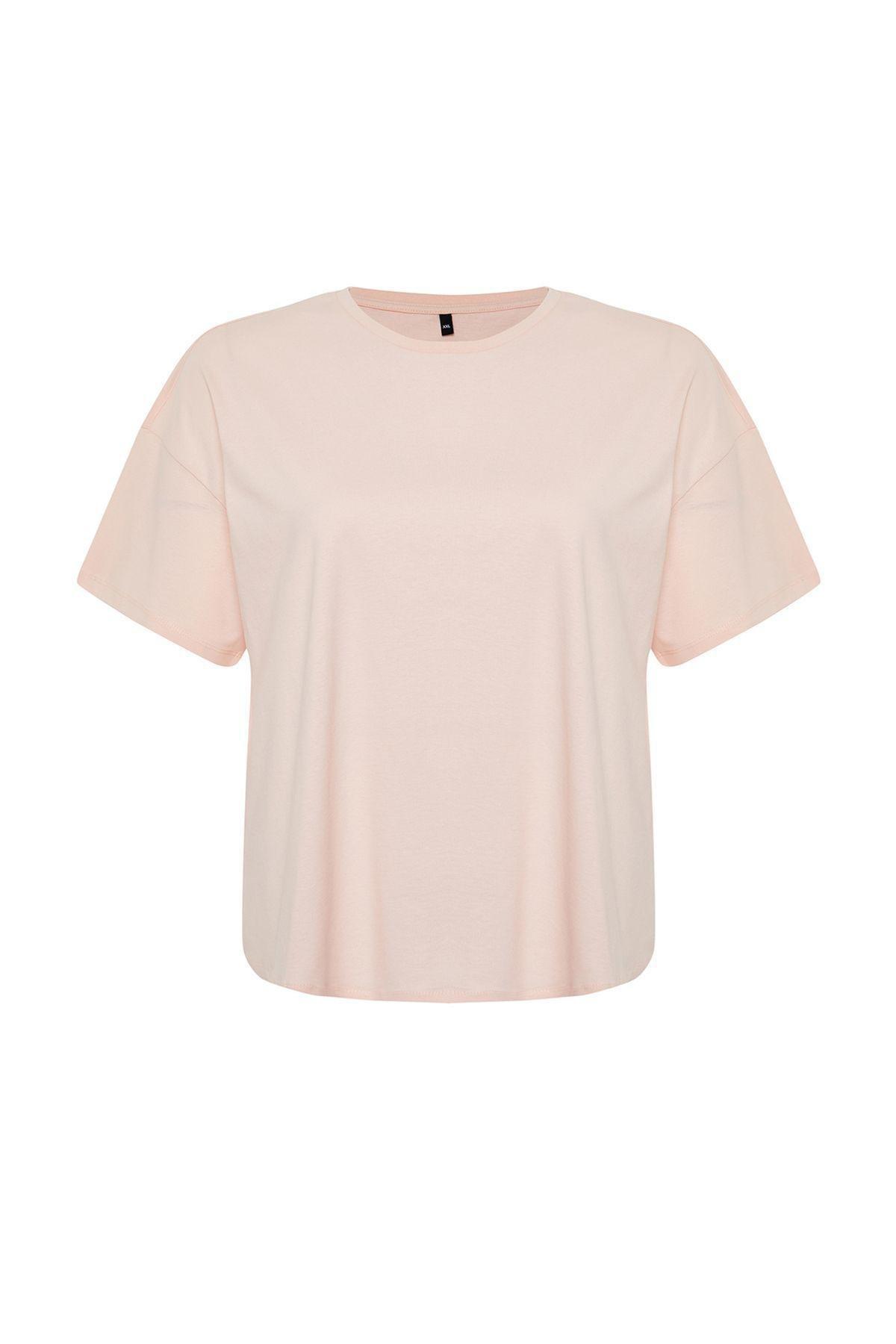 Pink Cotton Printed T-Shirt, LIGHT PINK, large image number 1