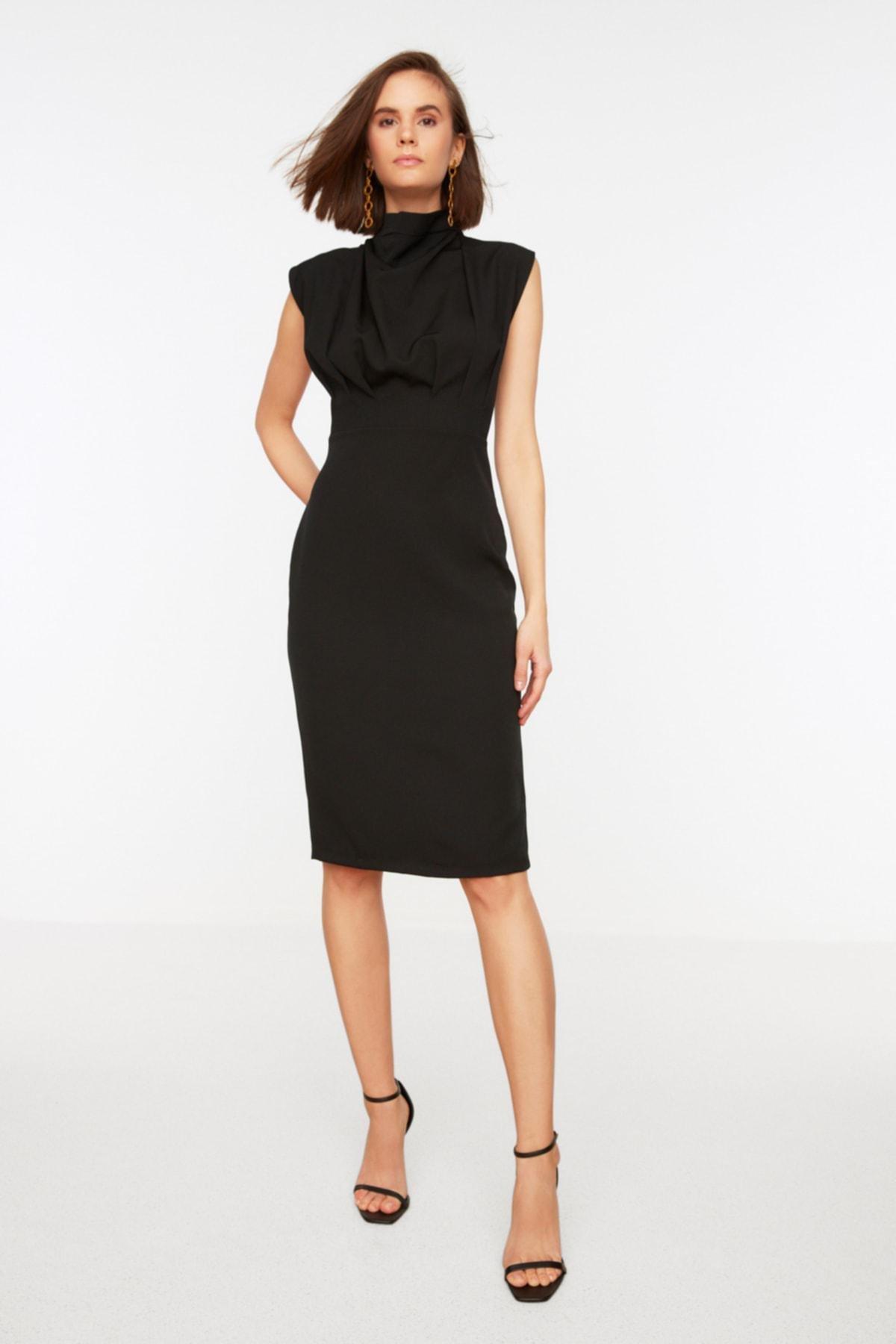 Black Slim Dress, , large image number 0
