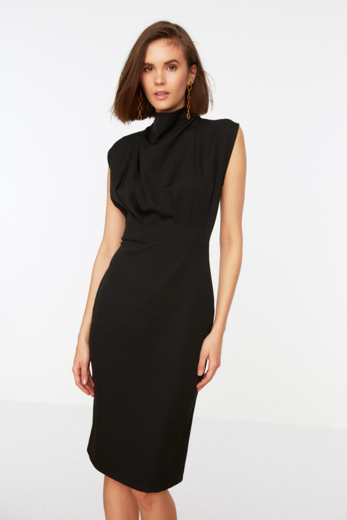 Black Slim Dress, , large image number 1