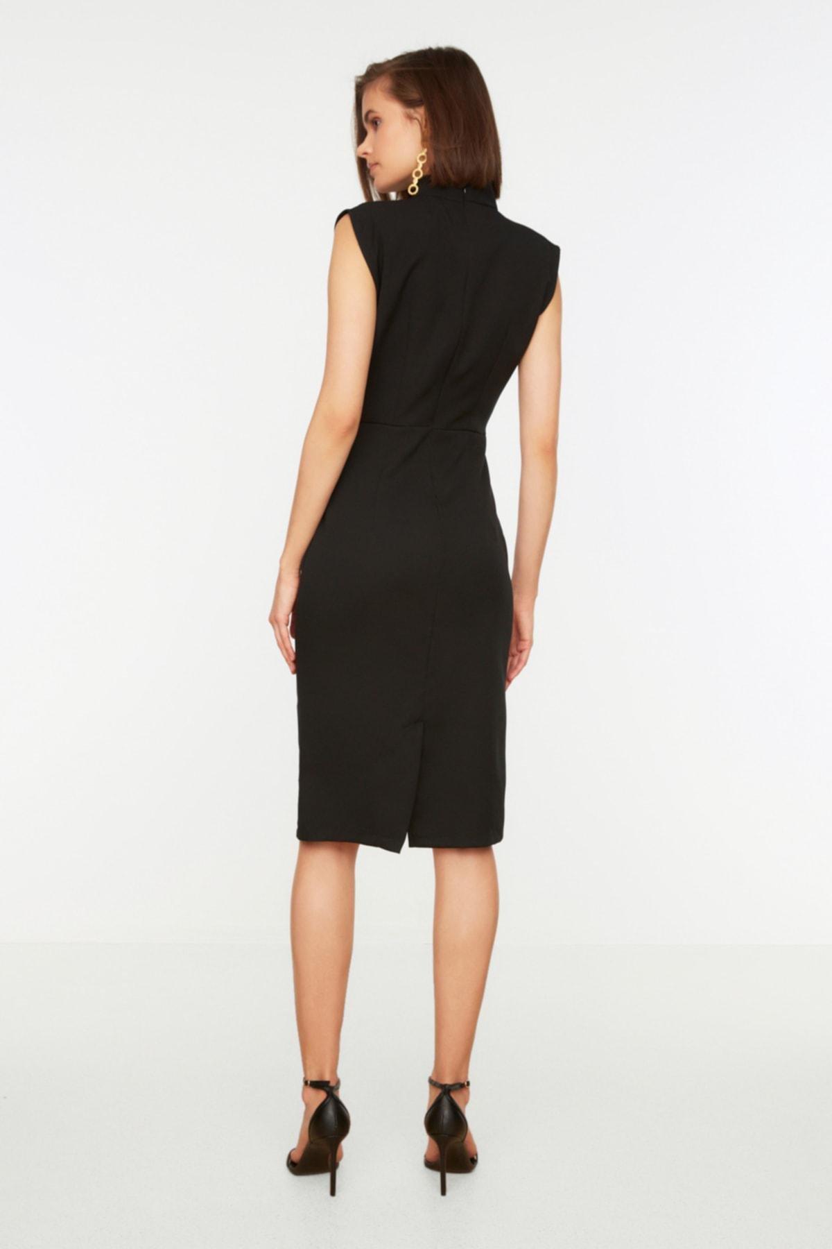 Black Slim Dress, , large image number 4