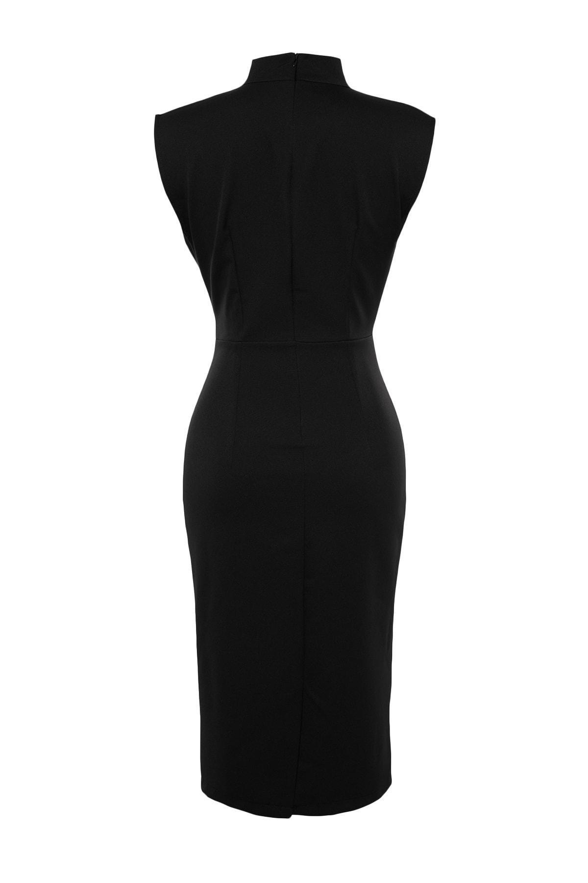 Black Slim Dress, , large image number 6