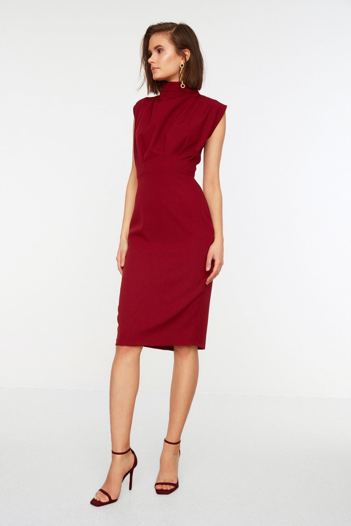 Red Slim Dress, , large image number 0