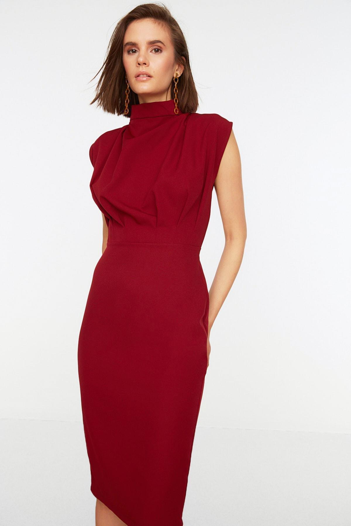 Red Slim Dress, , large image number 2