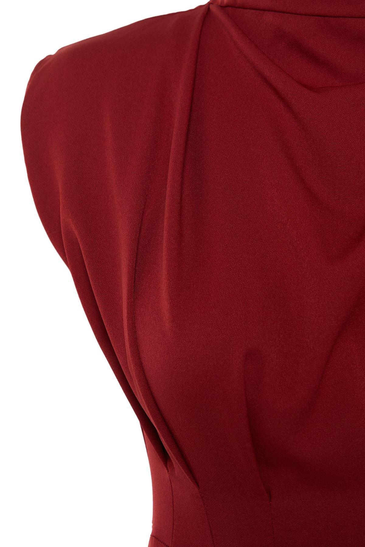 Red Slim Dress, , large image number 5