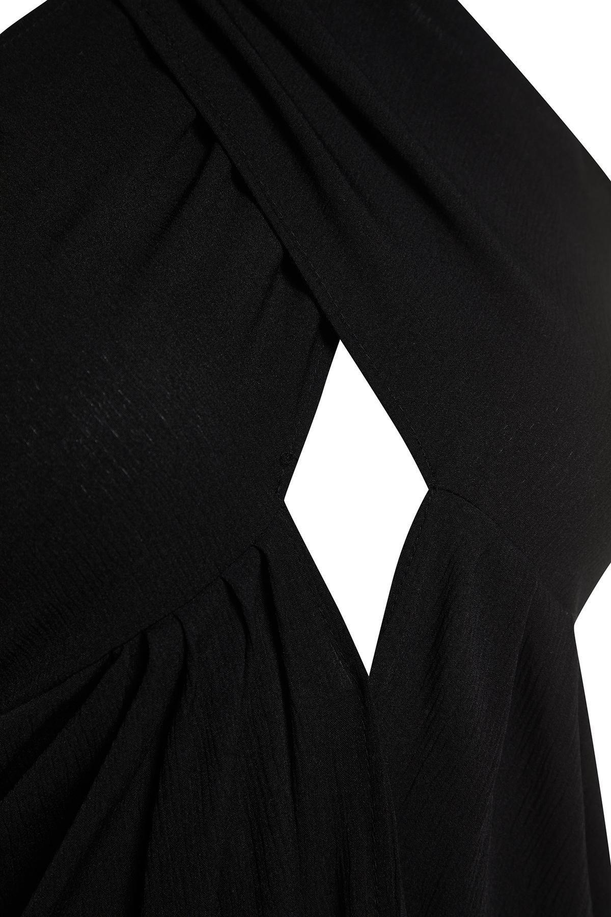 Black Midi Woven Pareo TBESS24PR00011, C101_2094, large image number 6