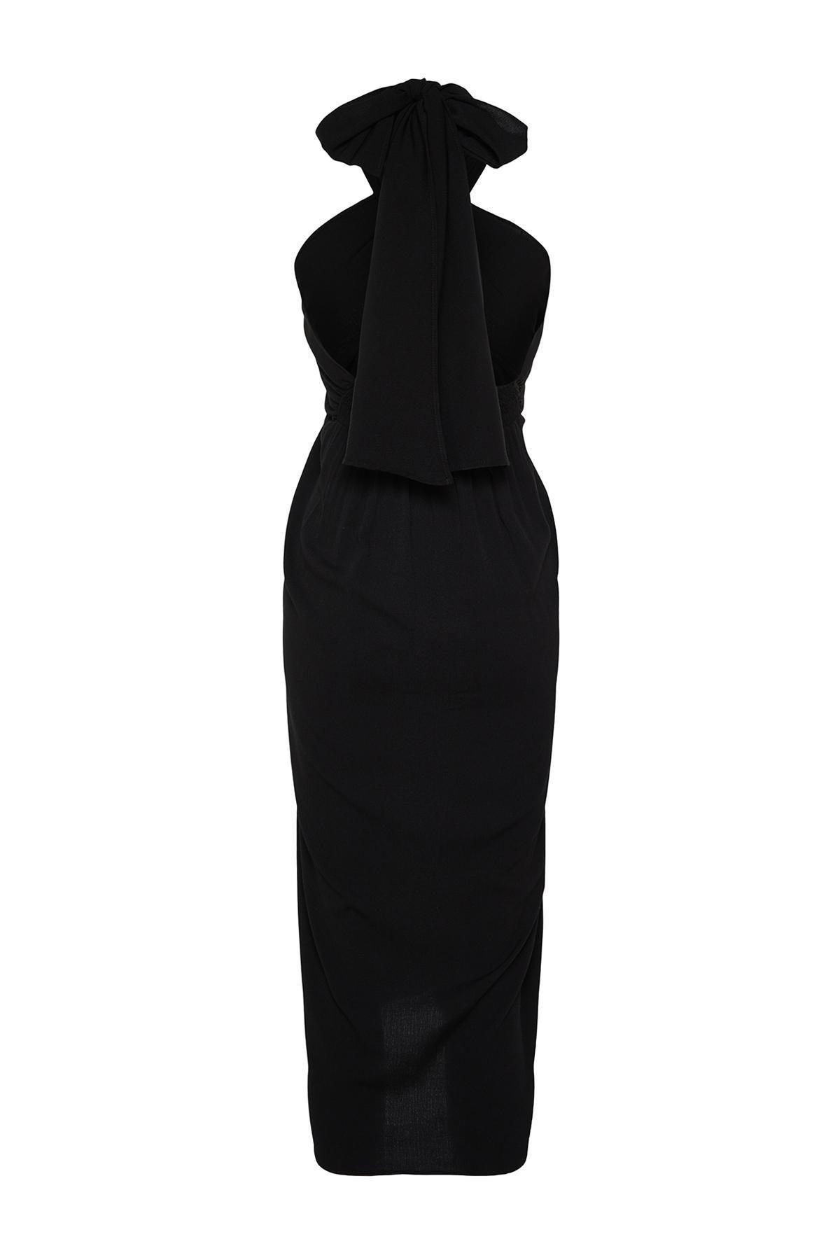 Black Midi Woven Pareo TBESS24PR00011, C101_2094, large image number 7