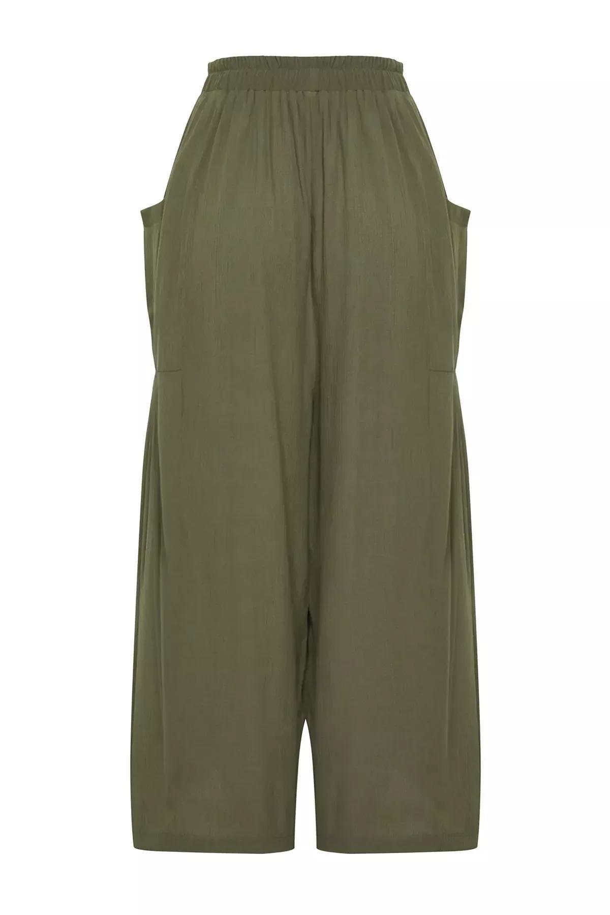 Green Woven Trousers Single, C101_4009, large image number 6
