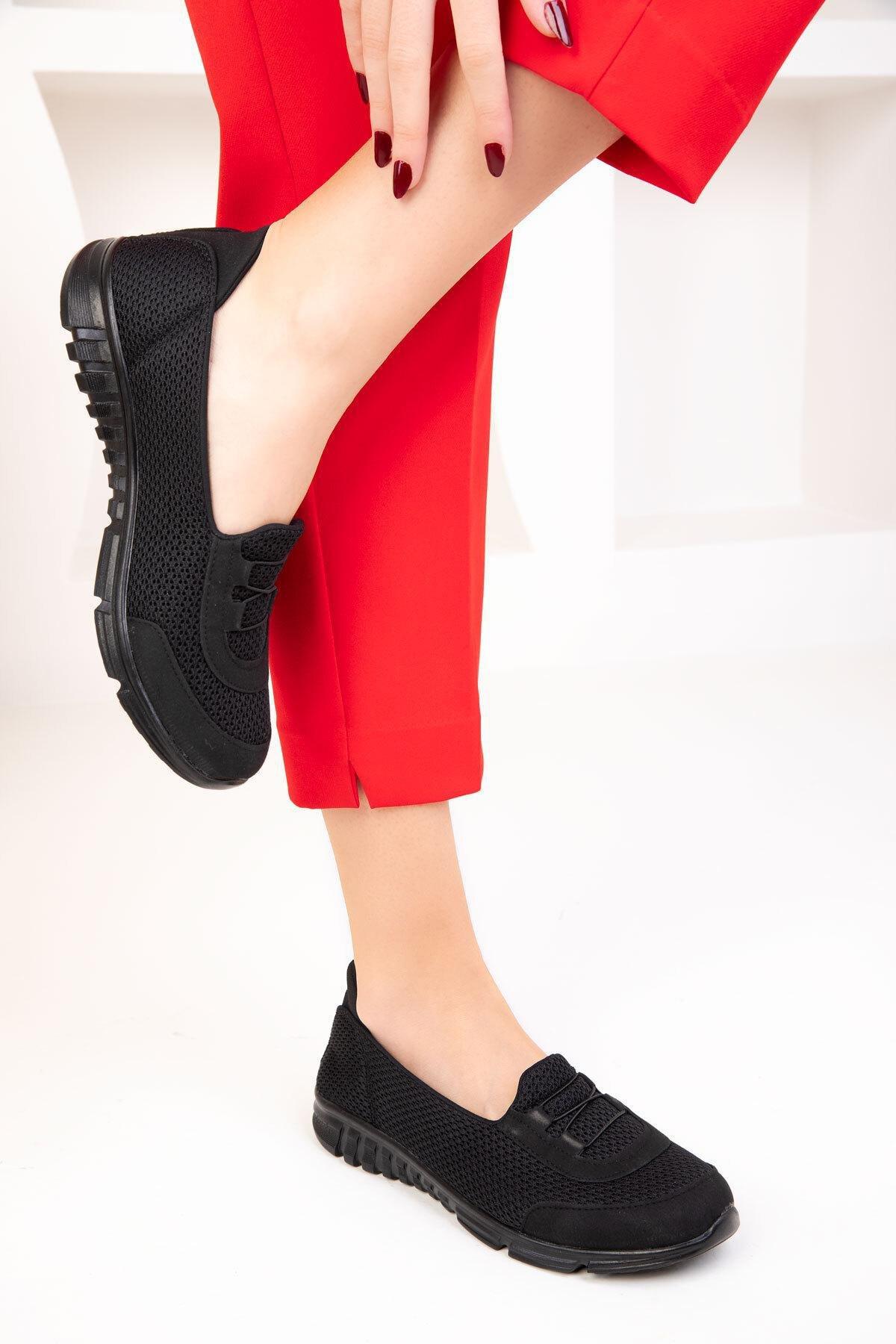 Black Slip-On Casual Shoes, , medium