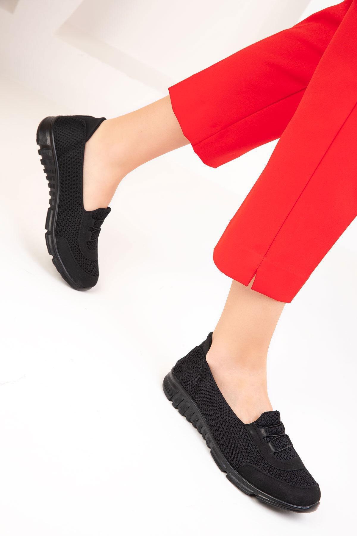 Black Slip-On Casual Shoes, , large image number 4