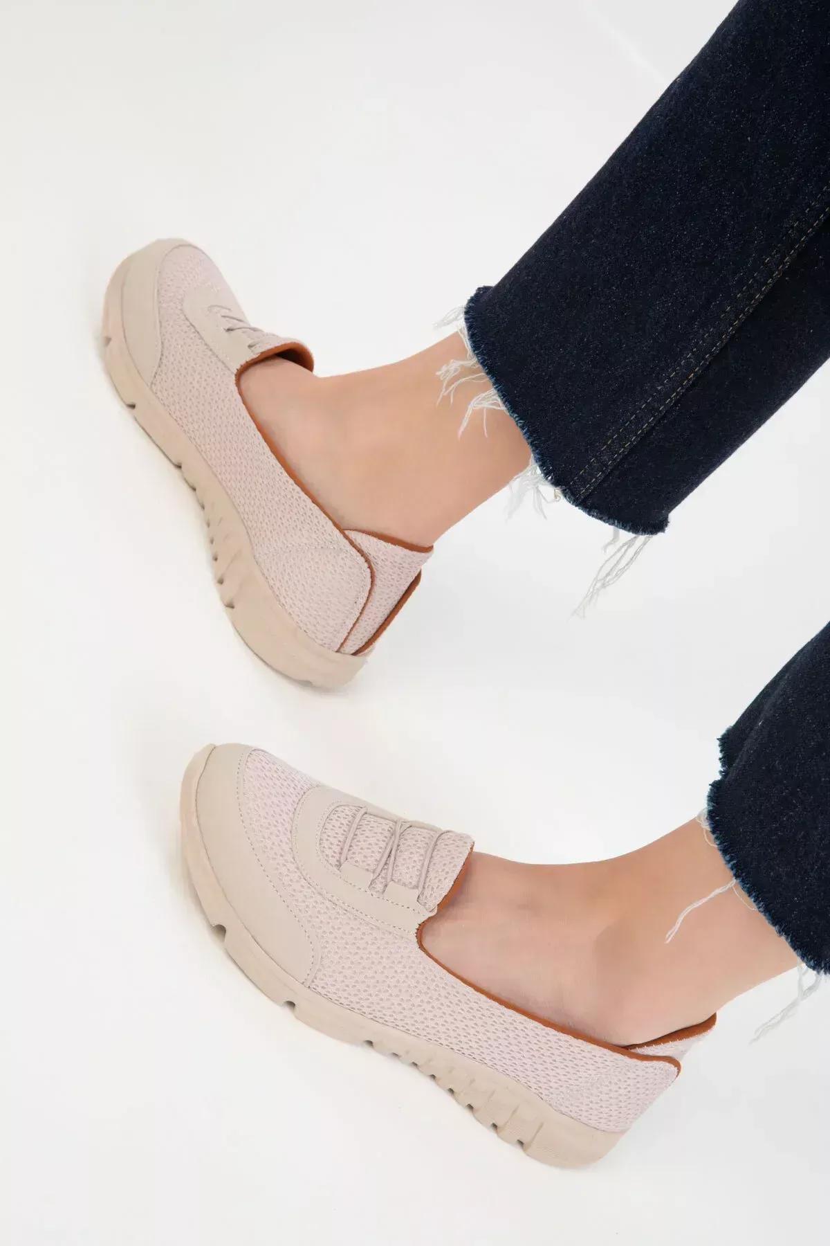 Beige Slip-On Casual Shoes, , large image number 2