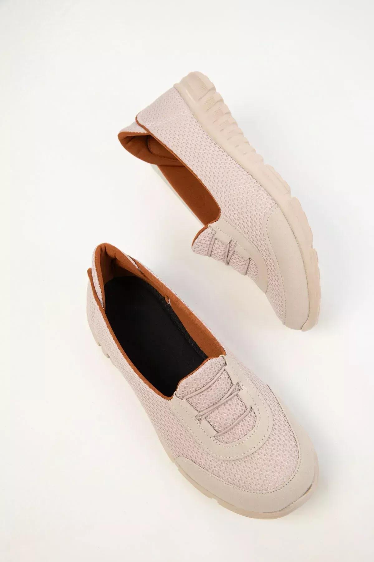 Beige Slip-On Casual Shoes, , large image number 3