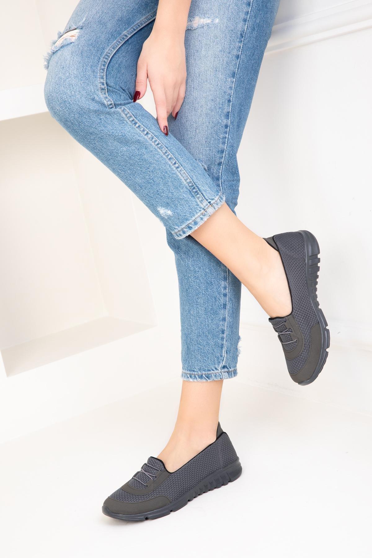 Grey Casual Plain Sneakers, , large image number 0