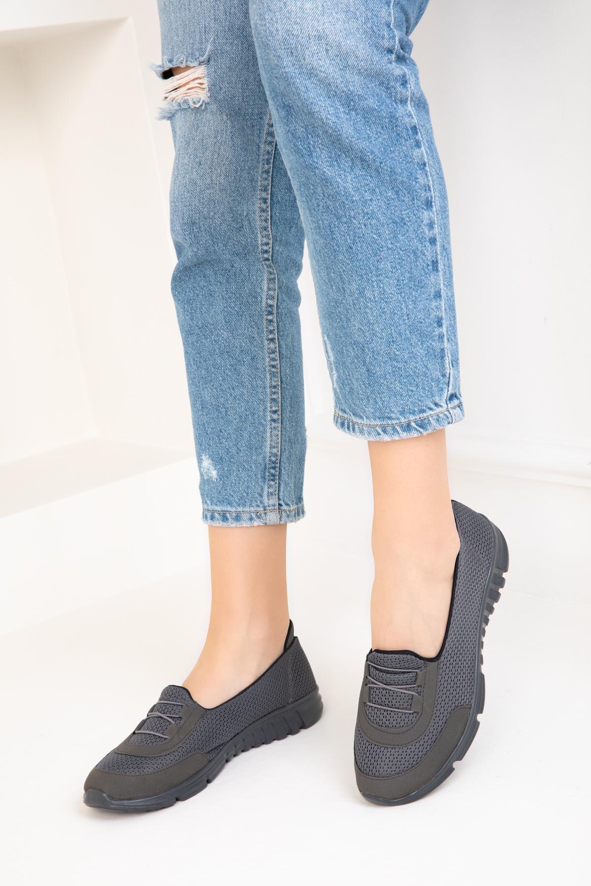 Grey Casual Plain Sneakers, , large image number 2