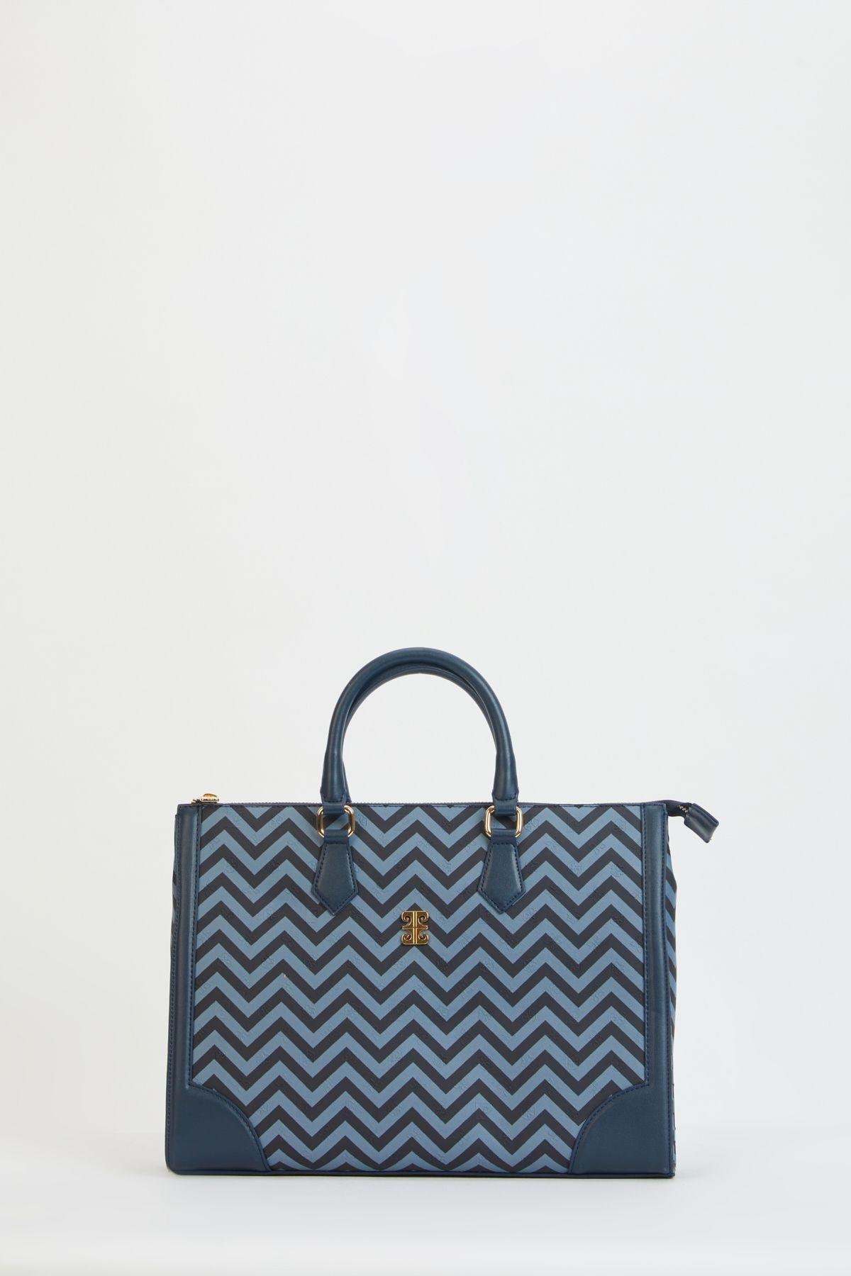 Blue Laptop And Briefcase, Navy blue, large image number 1