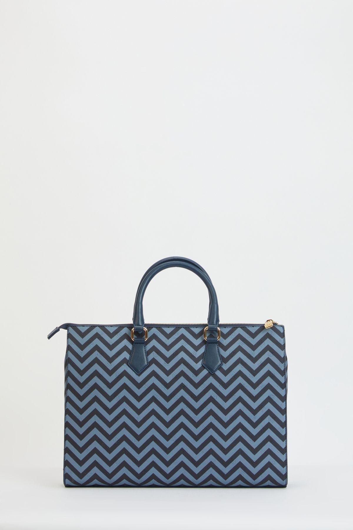 Blue Laptop And Briefcase, Navy blue, large image number 4
