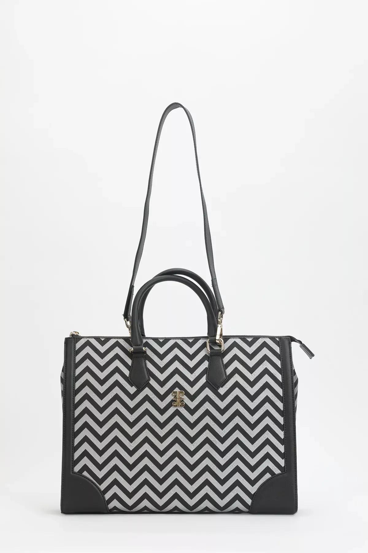 Silver Black Womens Laptop & Briefcase 05PO24Y1965, C101_6719, large image number 1
