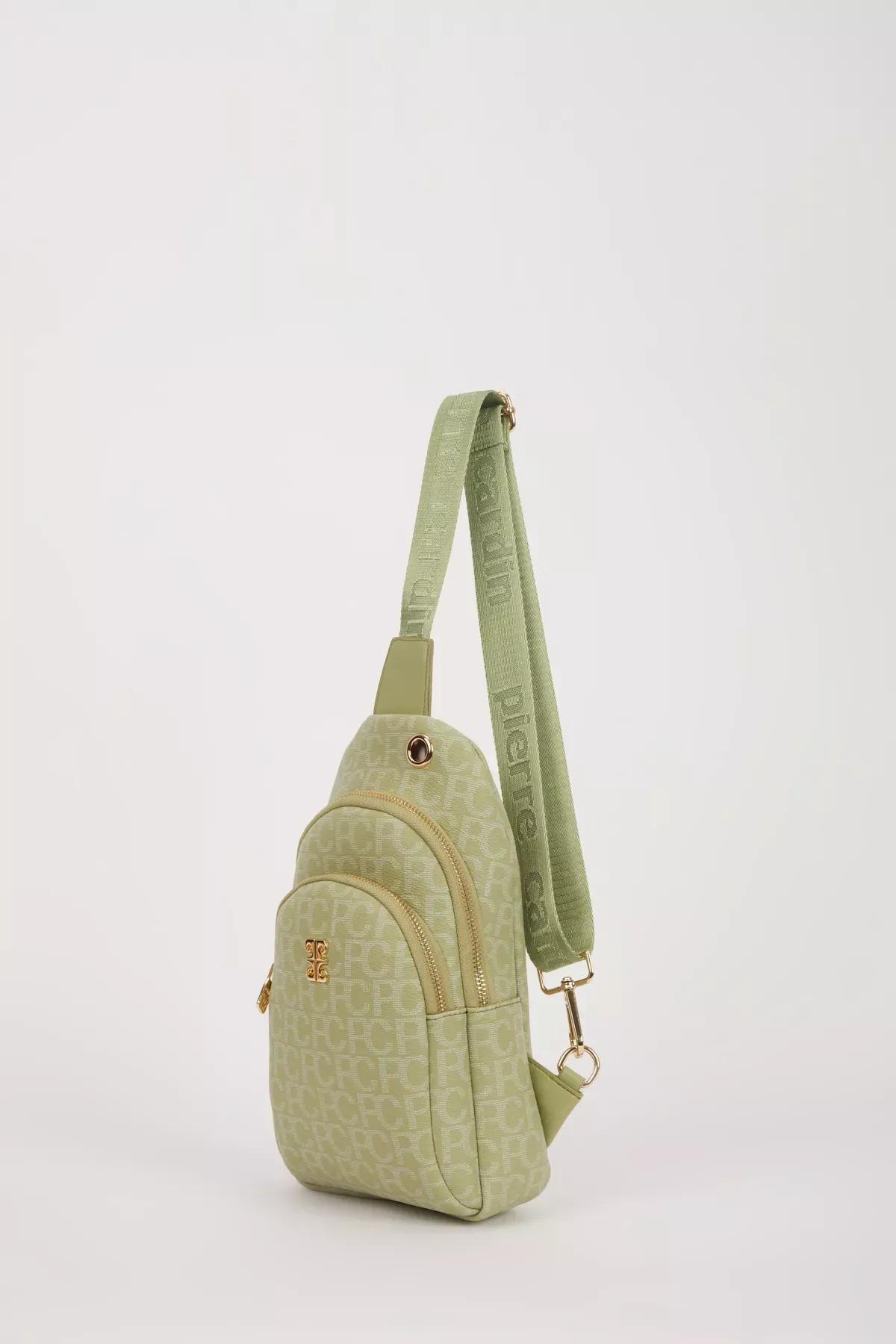 Green Detailed Shoulder Bag, , medium