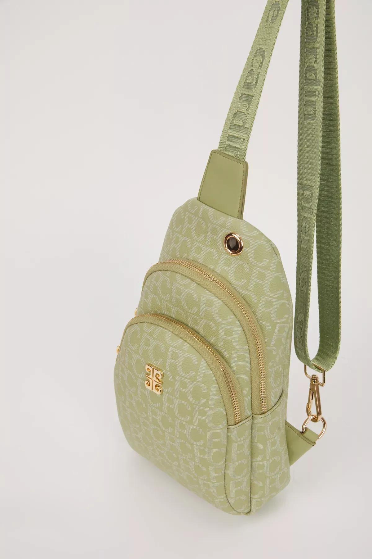 Green Detailed Shoulder Bag, C101_6668, large image number 2