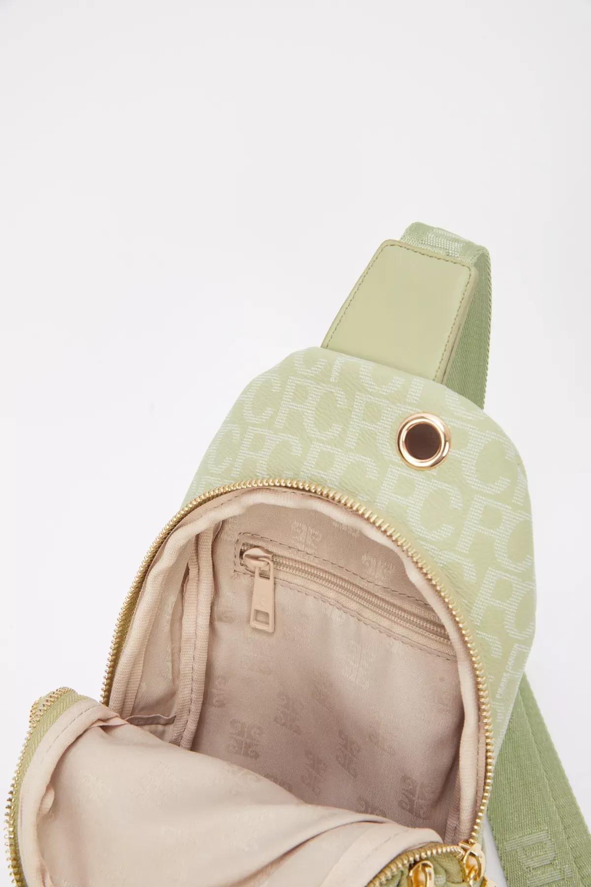 Green Detailed Shoulder Bag, C101_6668, large image number 3