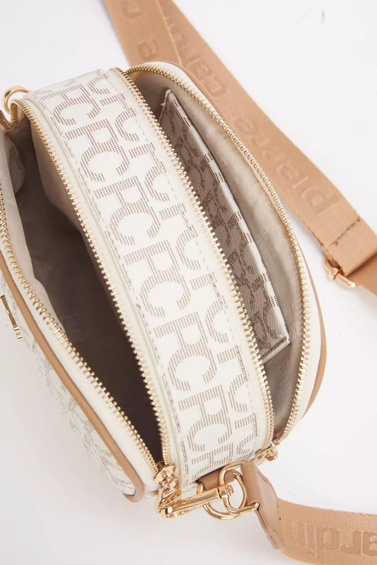 Beige Detailed Shoulder Bag, Beige, large image number 3