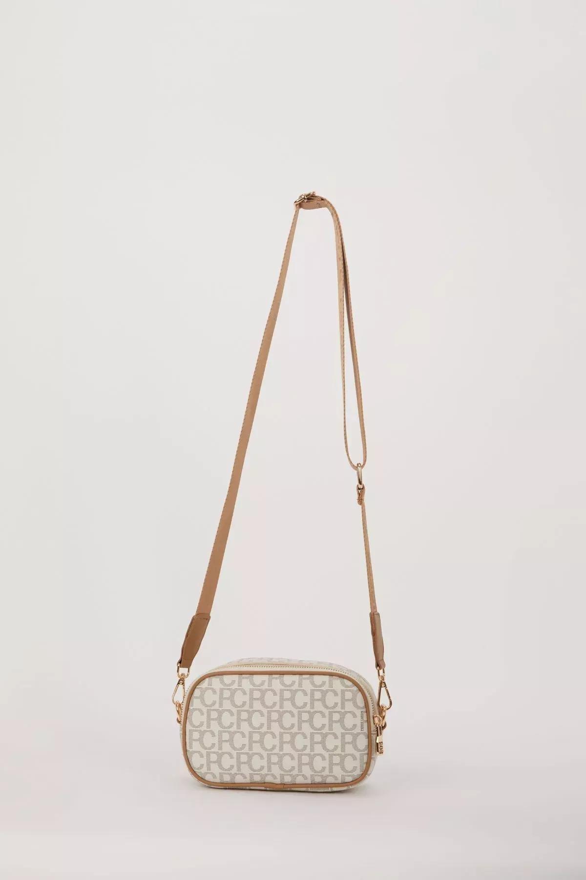 Beige Detailed Shoulder Bag, Beige, large image number 4