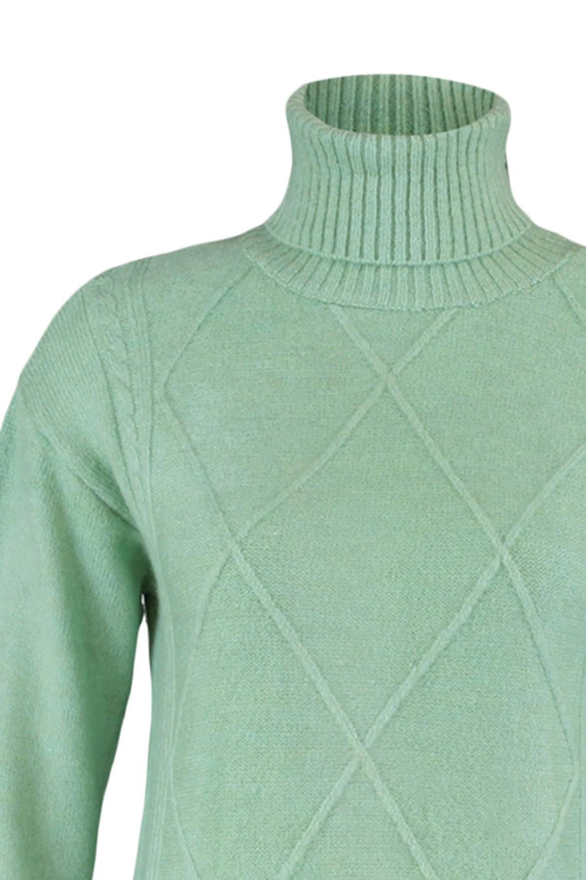 Green Pullover Mini Dress, , large image number 6