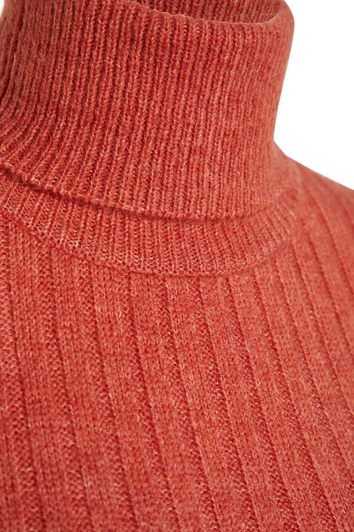 Brown Turtleneck Sweater, , large image number 12