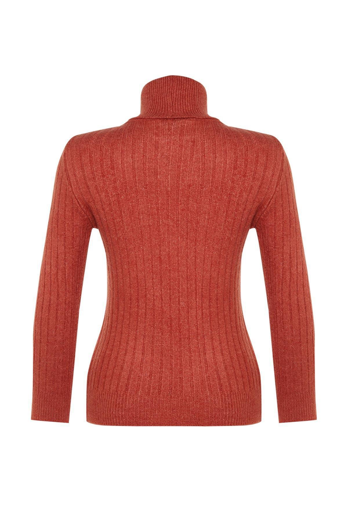 Brown Turtleneck Sweater, , large image number 13