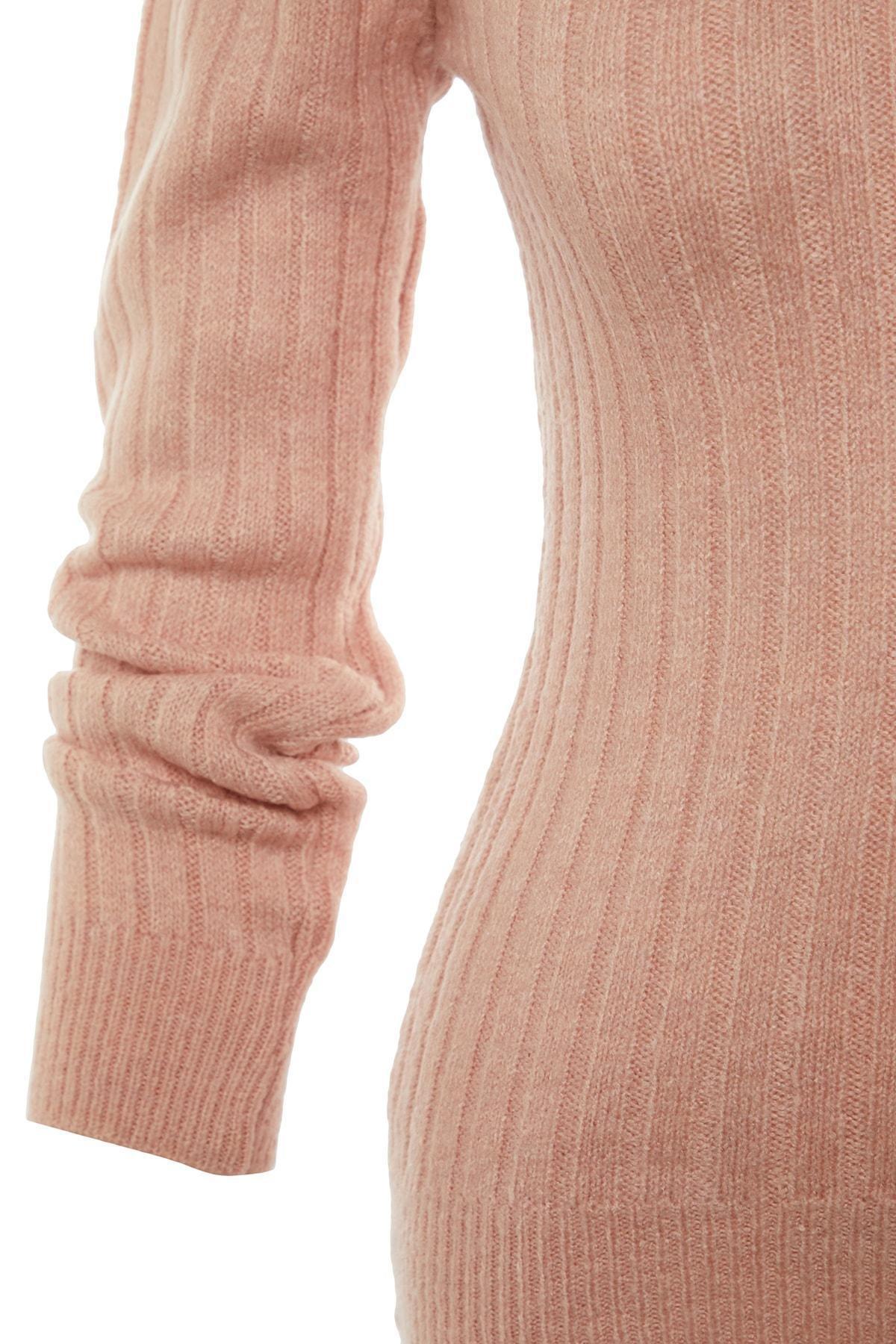 Pink Turtleneck Sweater, , large image number 5