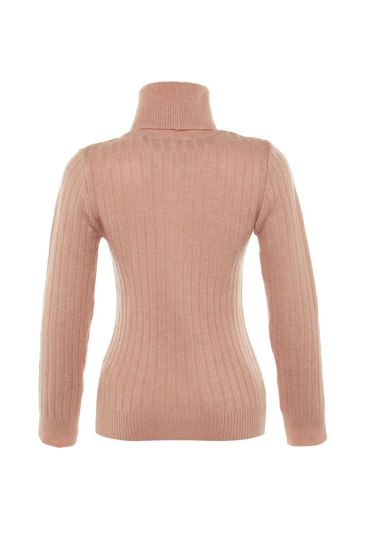 Pink Turtleneck Sweater, , large image number 6