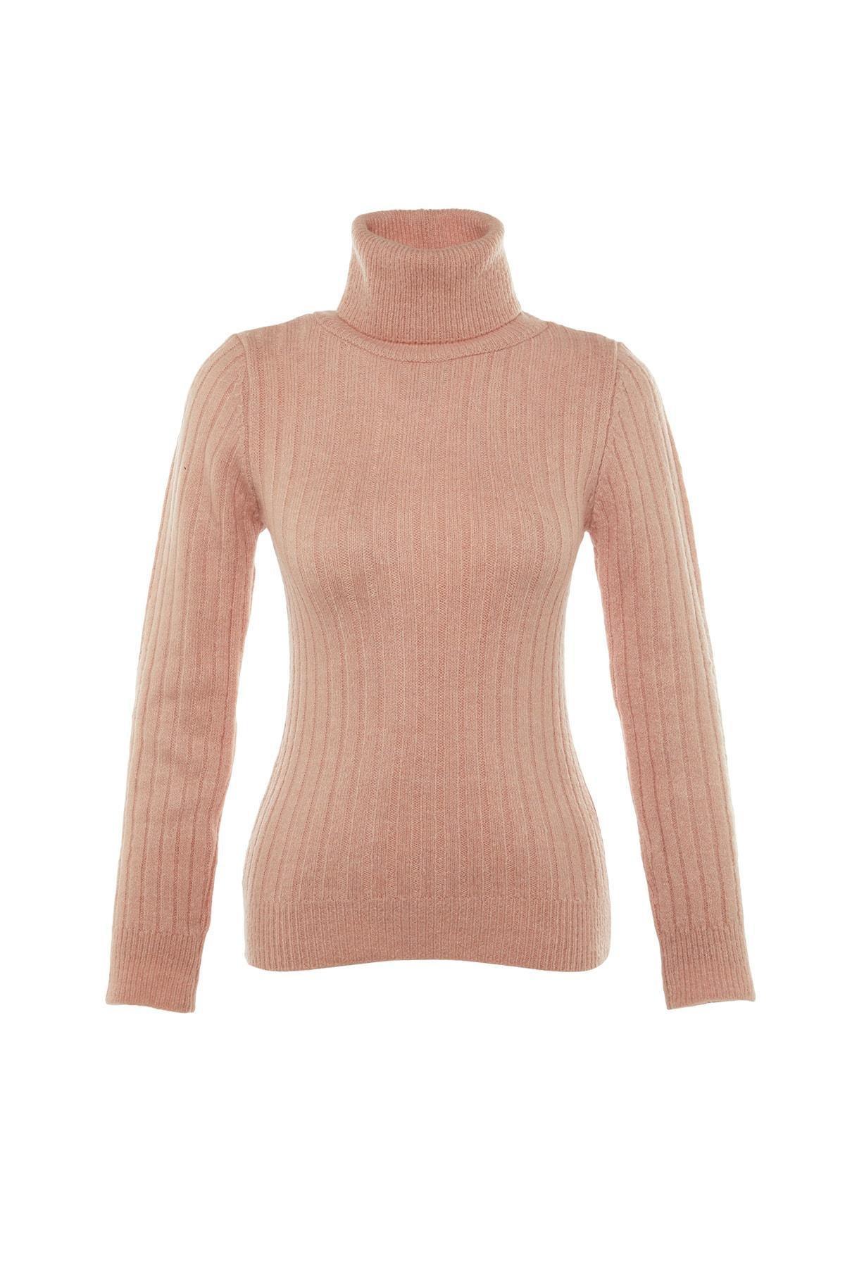 Pink Turtleneck Sweater, , large image number 7