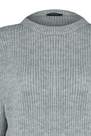 Trendyol - Grey Oversize Crew Neck Sweater