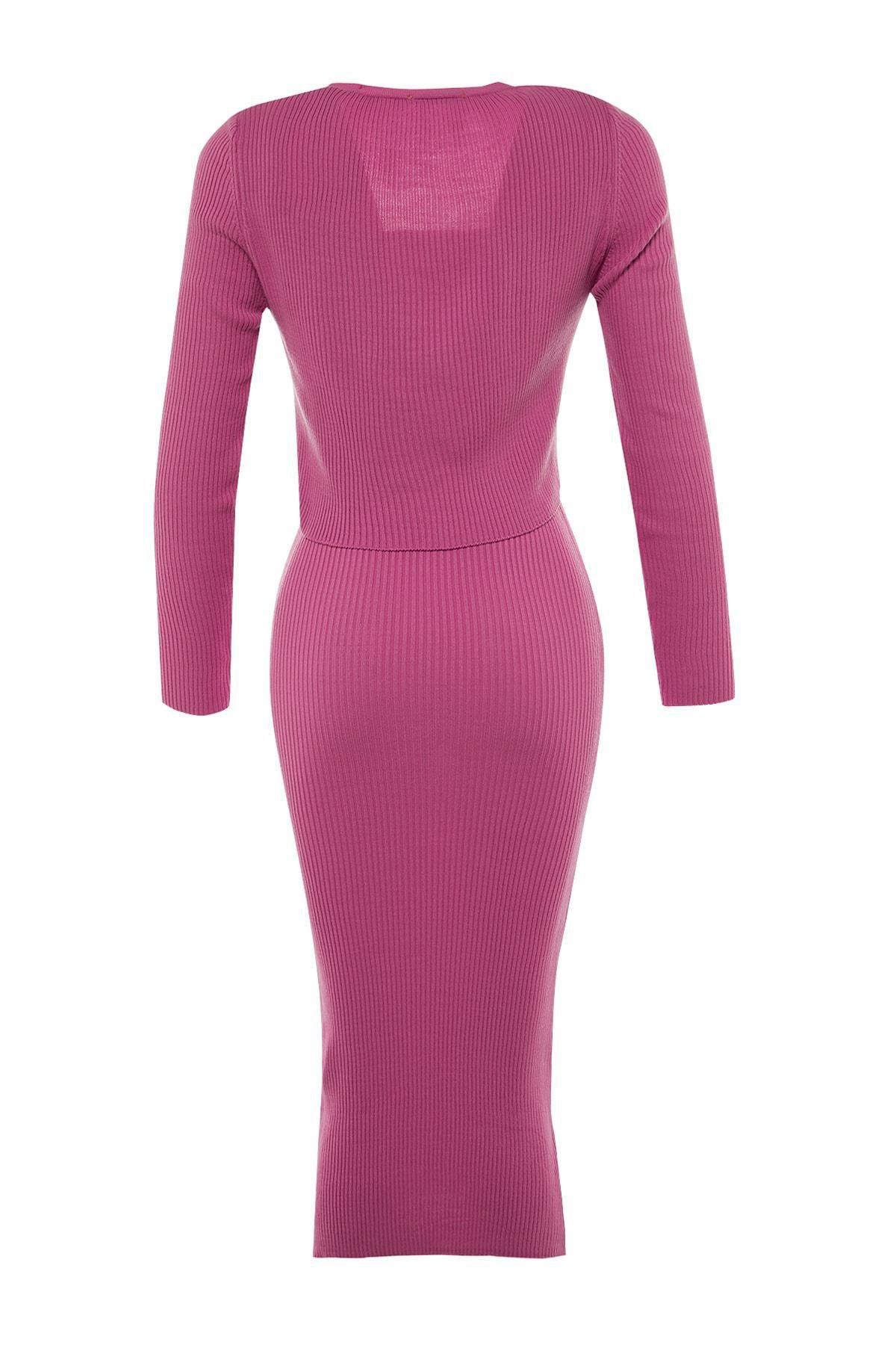 Pink Bodycon Midi Dress, , large image number 7