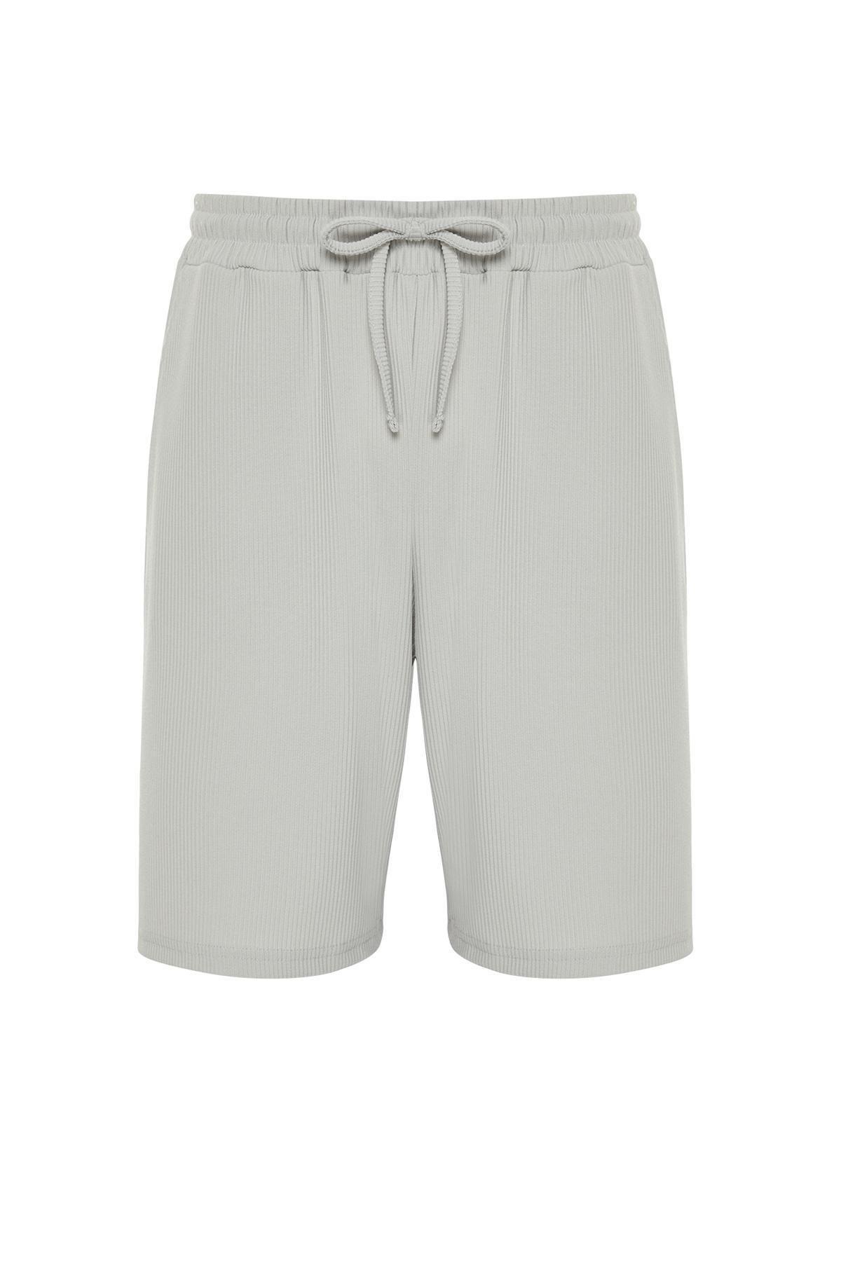 Beige-Grey Limited Edition Shorts, , large image number 5