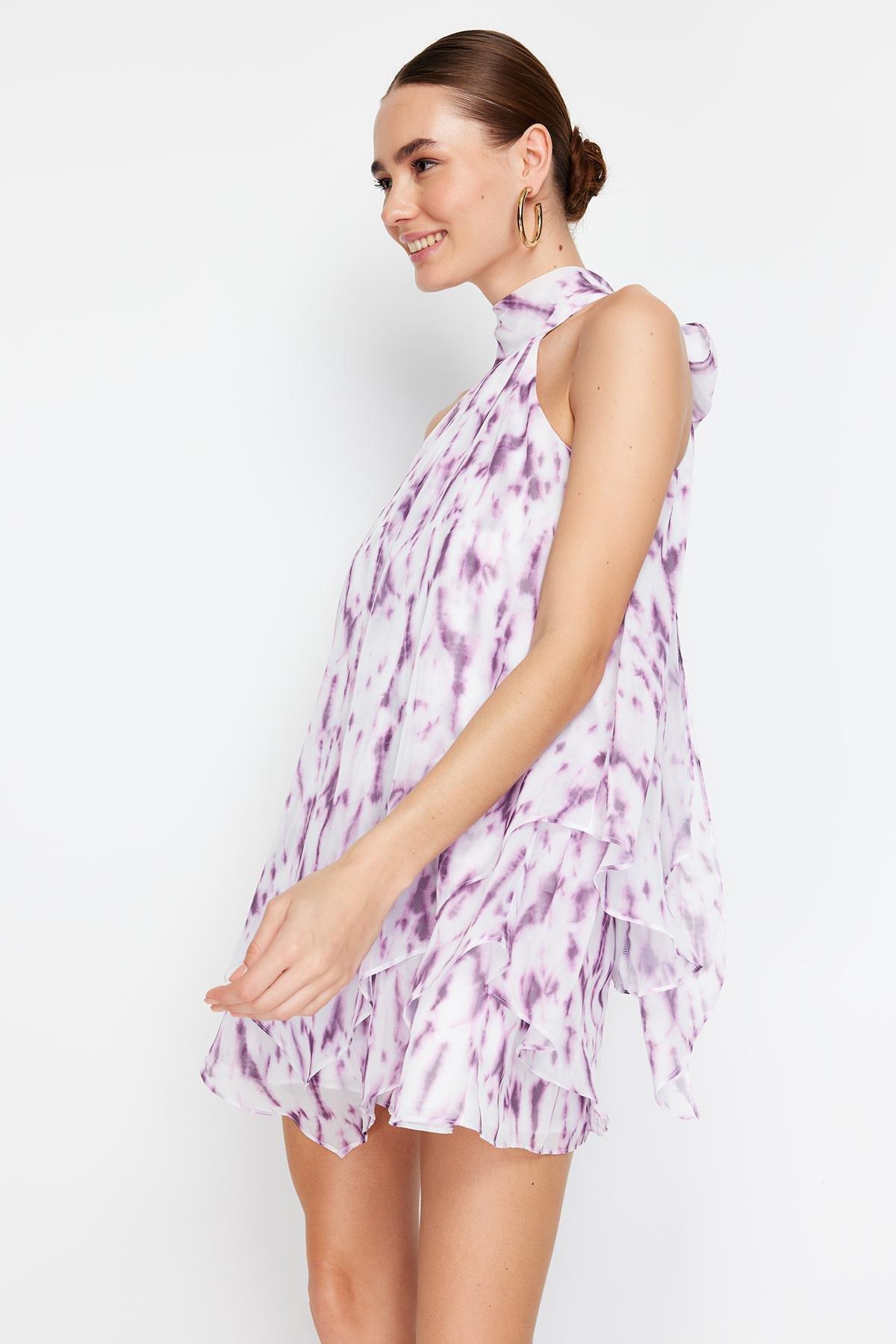 Pink Limited Edition Lined Mini Dress, , large image number 4