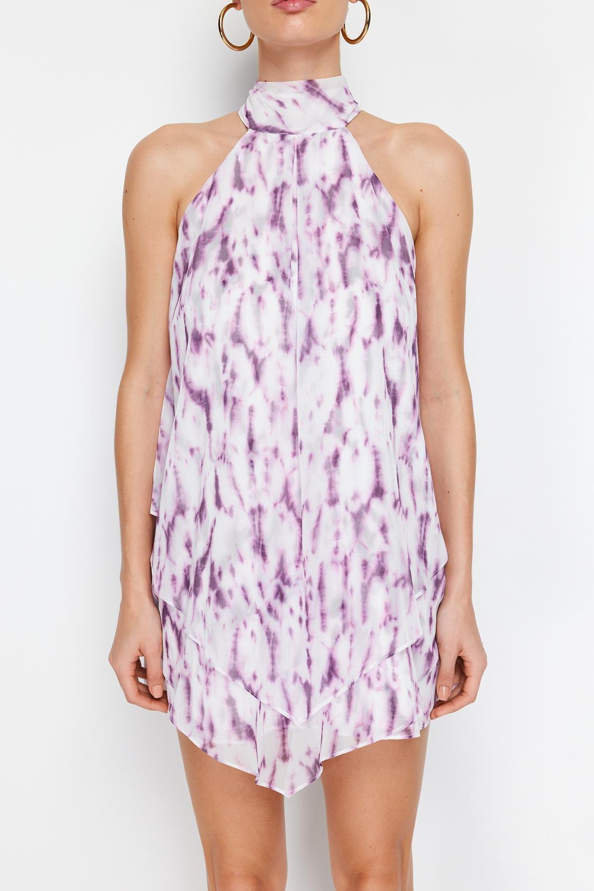 Pink Limited Edition Lined Mini Dress, , large image number 5