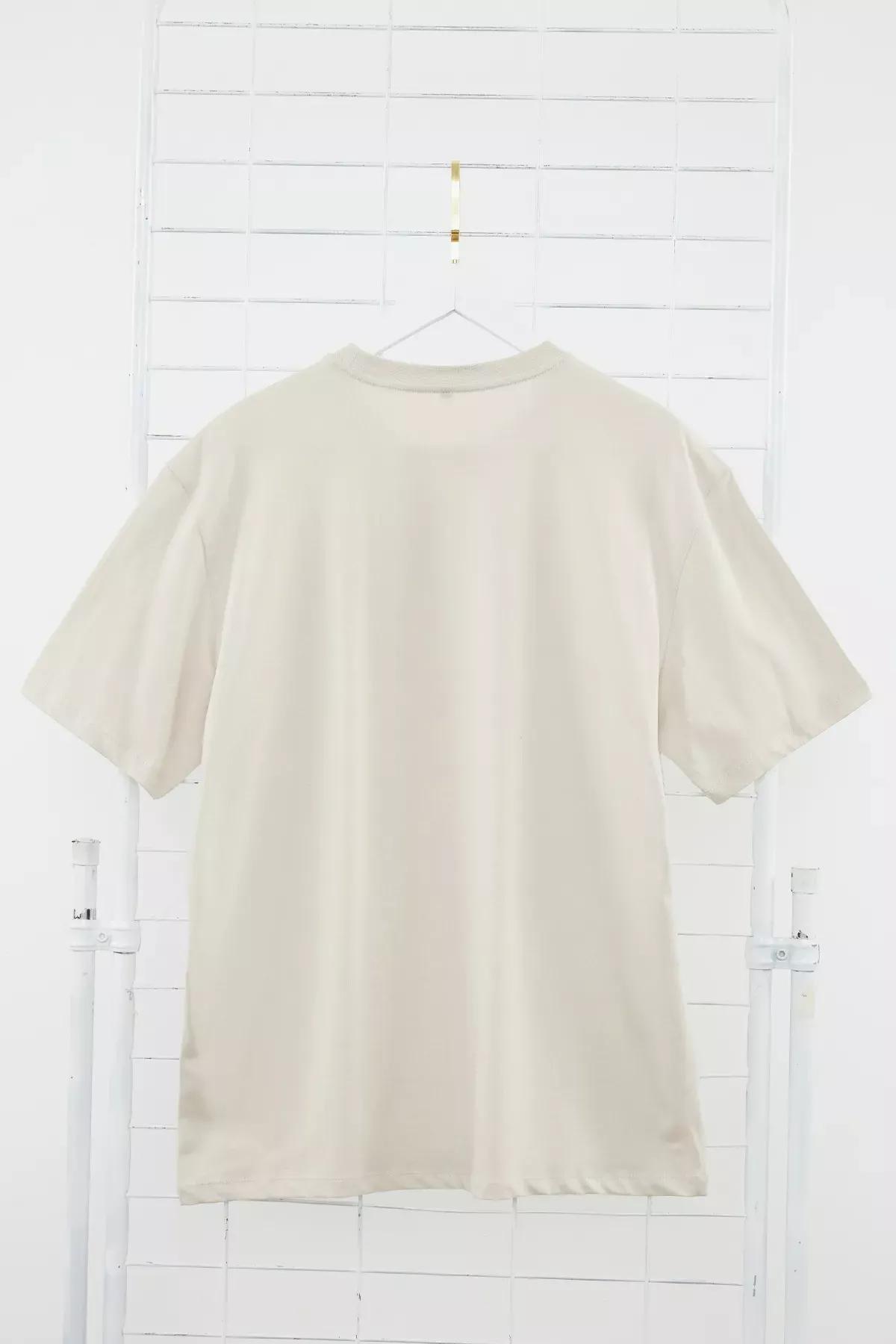 Stone Oversized Printed Cotton T-Shirt, C101_1948, large image number 3