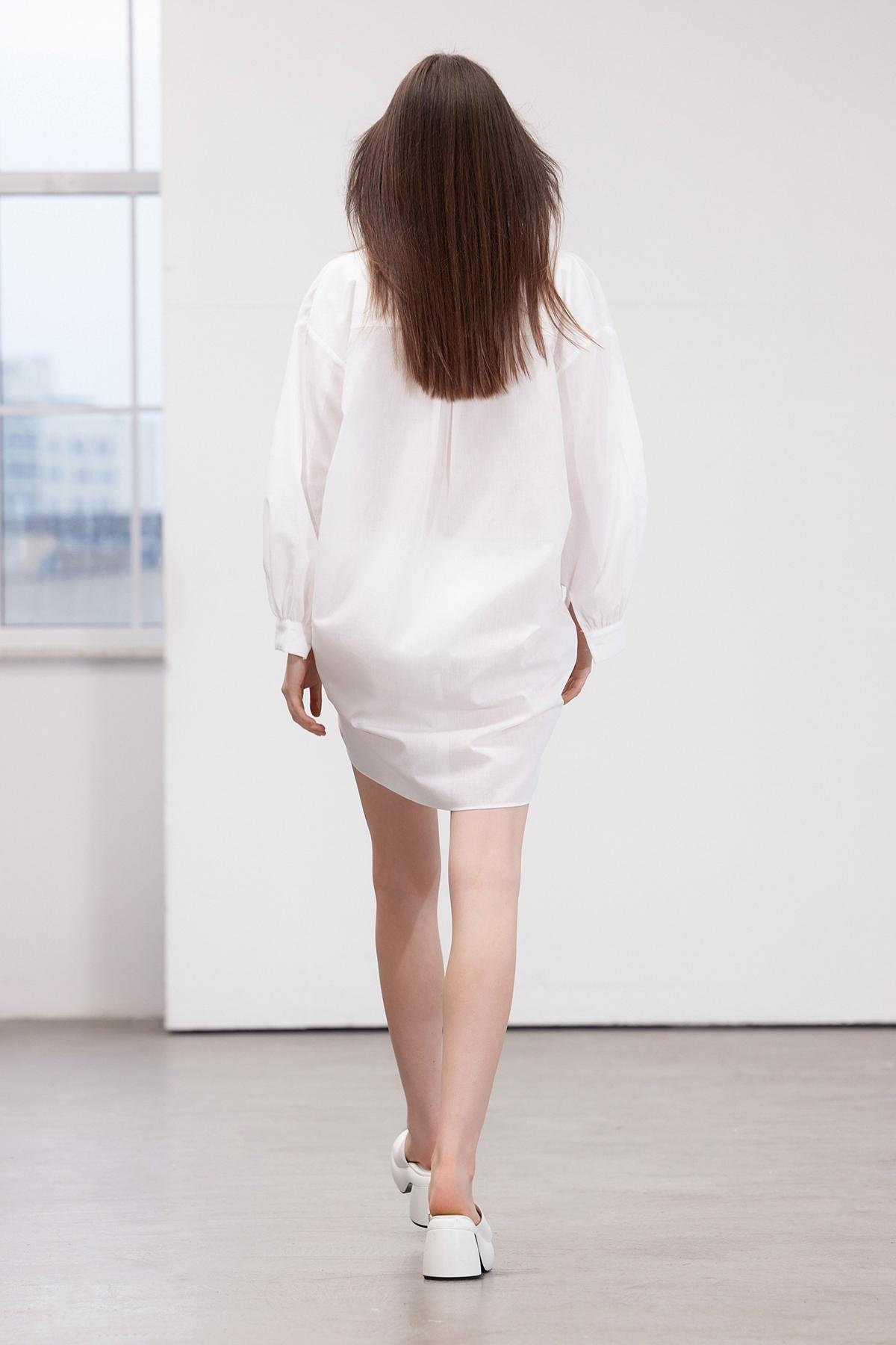 Limited Edition White Mini Woven Kimono & Kaftan TBESS24KM00038, C101_5696, large image number 2