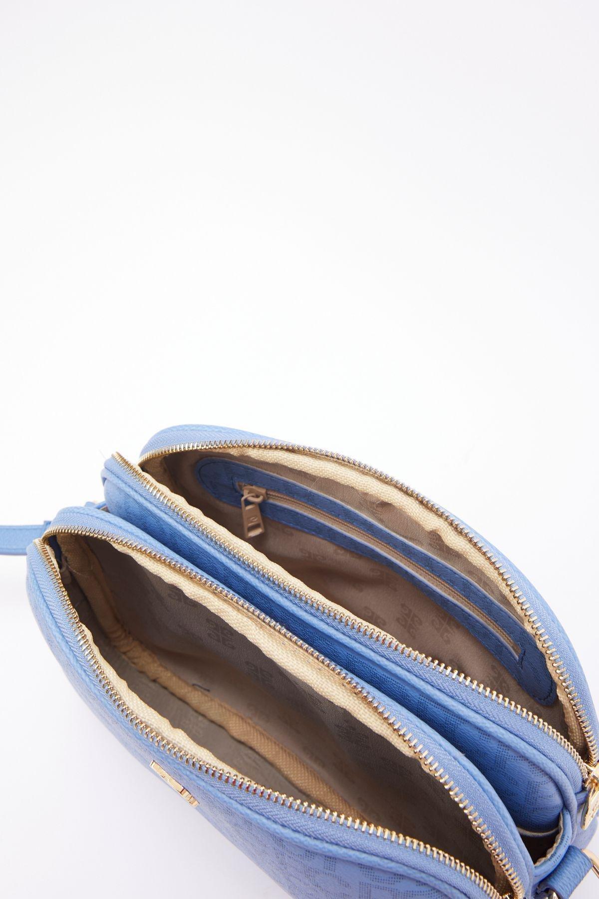 Blue Detailed Shoulder Bag, Blue, large image number 3